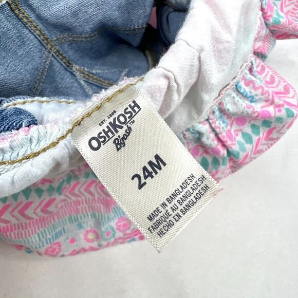 OshKosh B'gosh Denim Ruffle Overall Dress - Picture 5 of 9